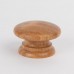 Knob style A 44mm oak lacquered wooden knob